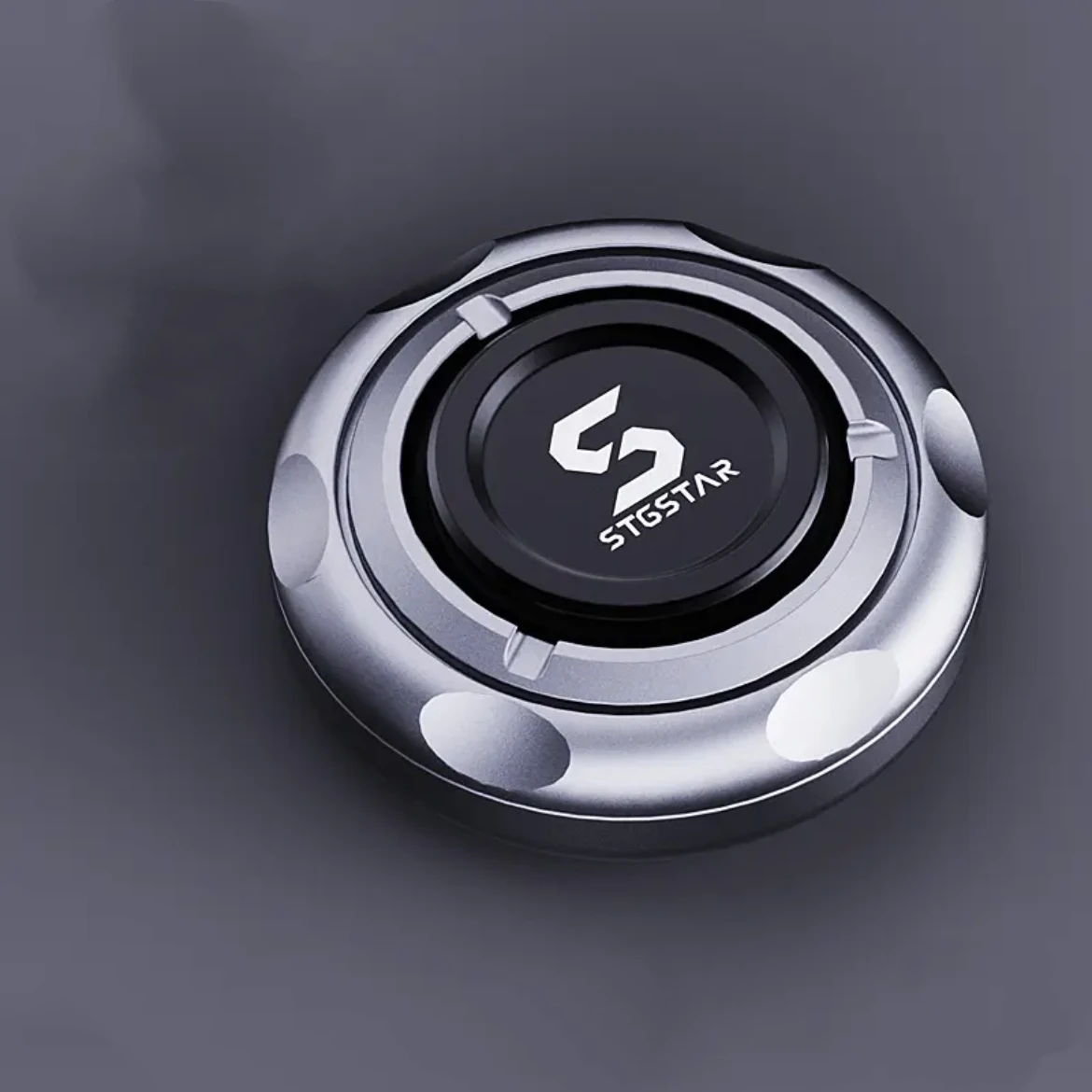 SPYSTAR Haptic Coin EDC Fidget Slider Spinner Stainless Steel Anti Anxiety Sensory ADHD Focus Adults Portable