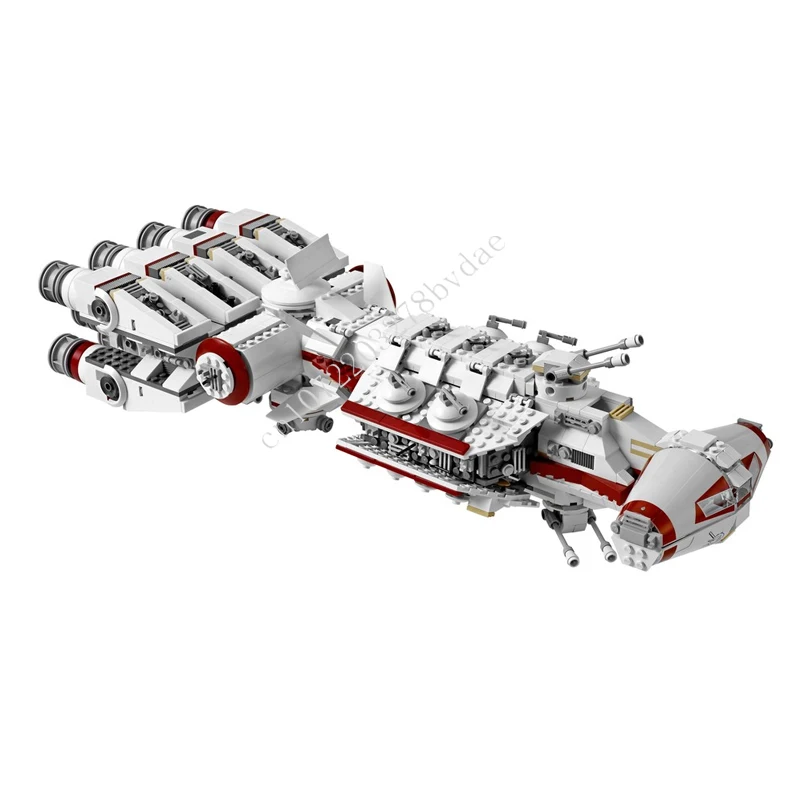 

1408PCS Tantive IV Space War Military MOC SpaceShip Battle Model Building Blocks Architecture DIY Education Model Toys Gifts