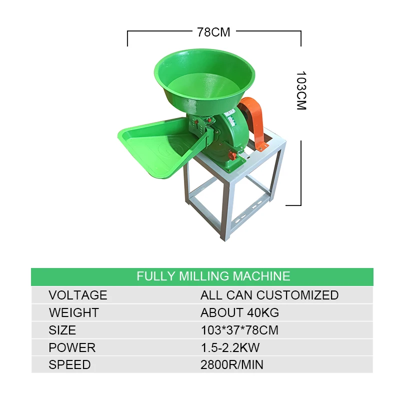 YYHC-macchina automatica per la farina di peperoncino secco di alta qualità 200-250 kg/ora