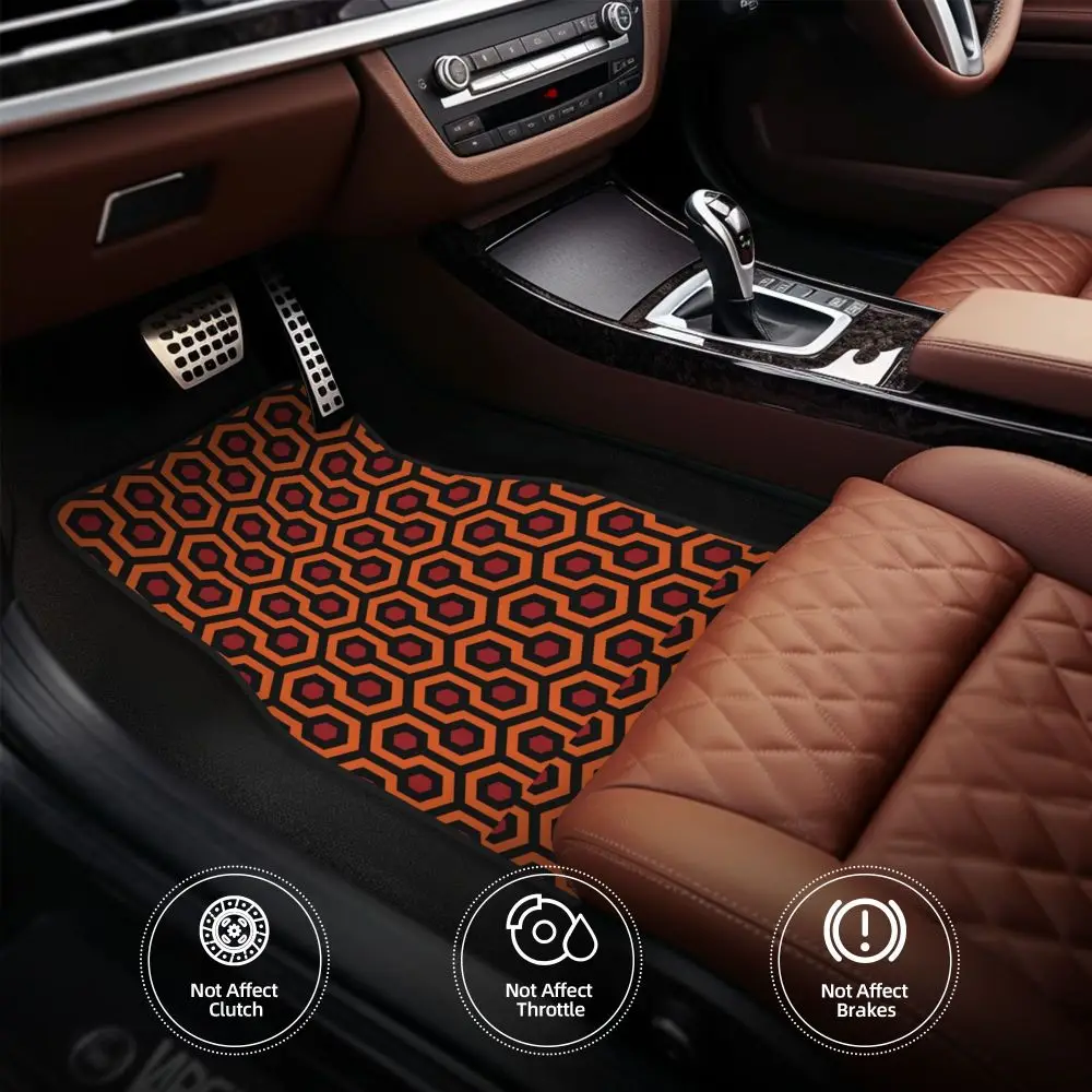 The Shining Overlook Hotel Car Waterproof Rubber Car Mats 4PCS Car Floor Carpets Rugs Non-Slip Auto Foot Mats  Floor Mats