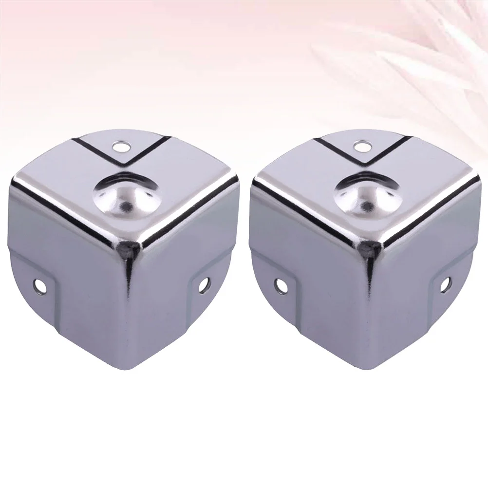 4 قطع من واقي زوايا الطاولة من الفولاذ المقاوم للصدأ، مادة عملية متينة لحماية الأثاث والديكور للاستخدام في المنزل