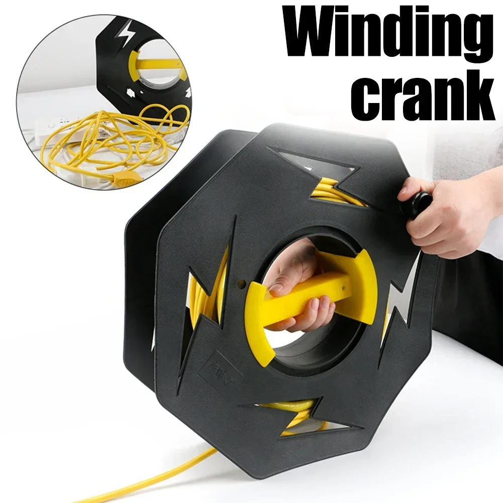 Portable Plastic Winding Reel for Cable Storage for Android USB Charging Wire Organizer Lightweight Durable Cable