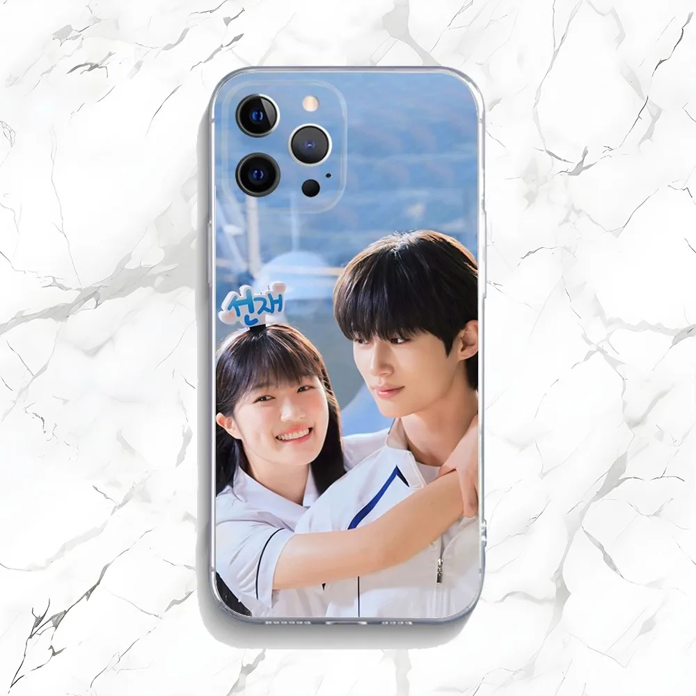 Lovely Runner Korea TV Series Phone Case For iPhone 15,14,13,12,11 Plus,Pro,Max,XR,XS,X,7,8 Plus,SE,Mini Clear Silicone Soft