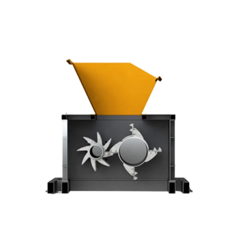 Machine à briser les sacs tissés en plastique, broyeur de tissus, déchets ménagers, efficace, économie d'énergie, équipement de broyeur à Double arbre