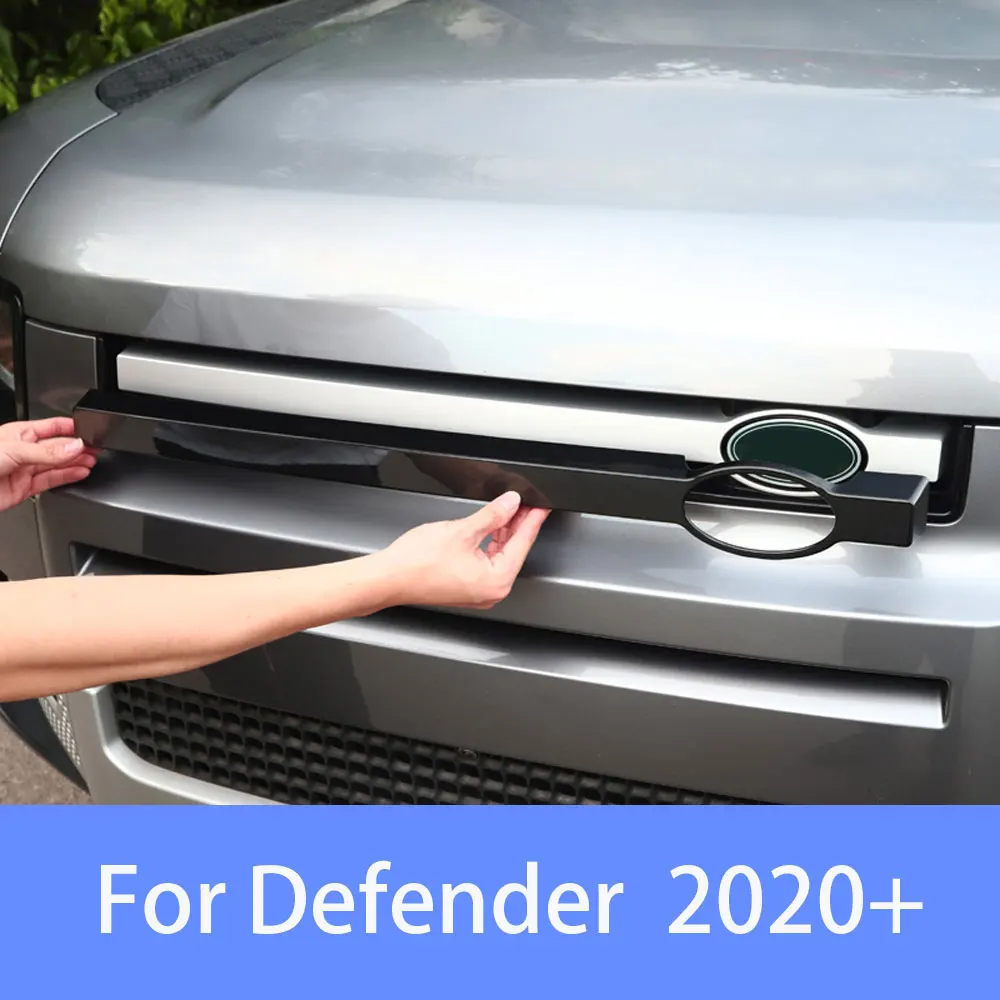 

For Land Rover 20-25 Defender grille decorative strip L663 hood logo modification accessories