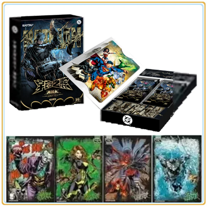 

KAYOU подлинная карта постоянного тока Marvel Universe Glory Proof of Legend, коллекционная карта, редкие карты с персонажами Бэтмена Чудо-женщины