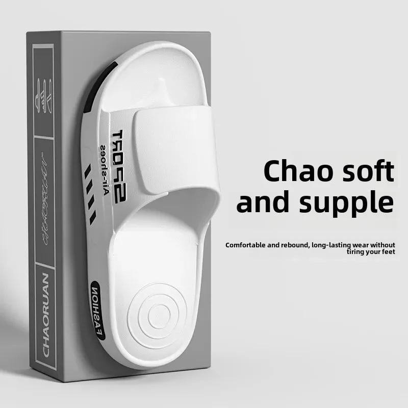 المألوف حجم كبير شبشب رجالي الصيف وصول جديد لينة سميكة القاع إيفا الانزلاق على أحذية المنزل غير رسمية المضادة للانزلاق ملابس خارجية