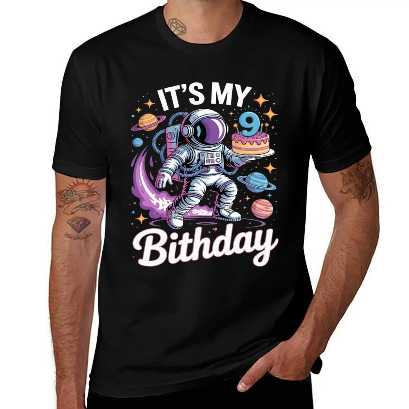 

It's My Birthday Astronaut Space Birthday Squad Youth Kids T-Shirt designer shirts vintage t shirt men