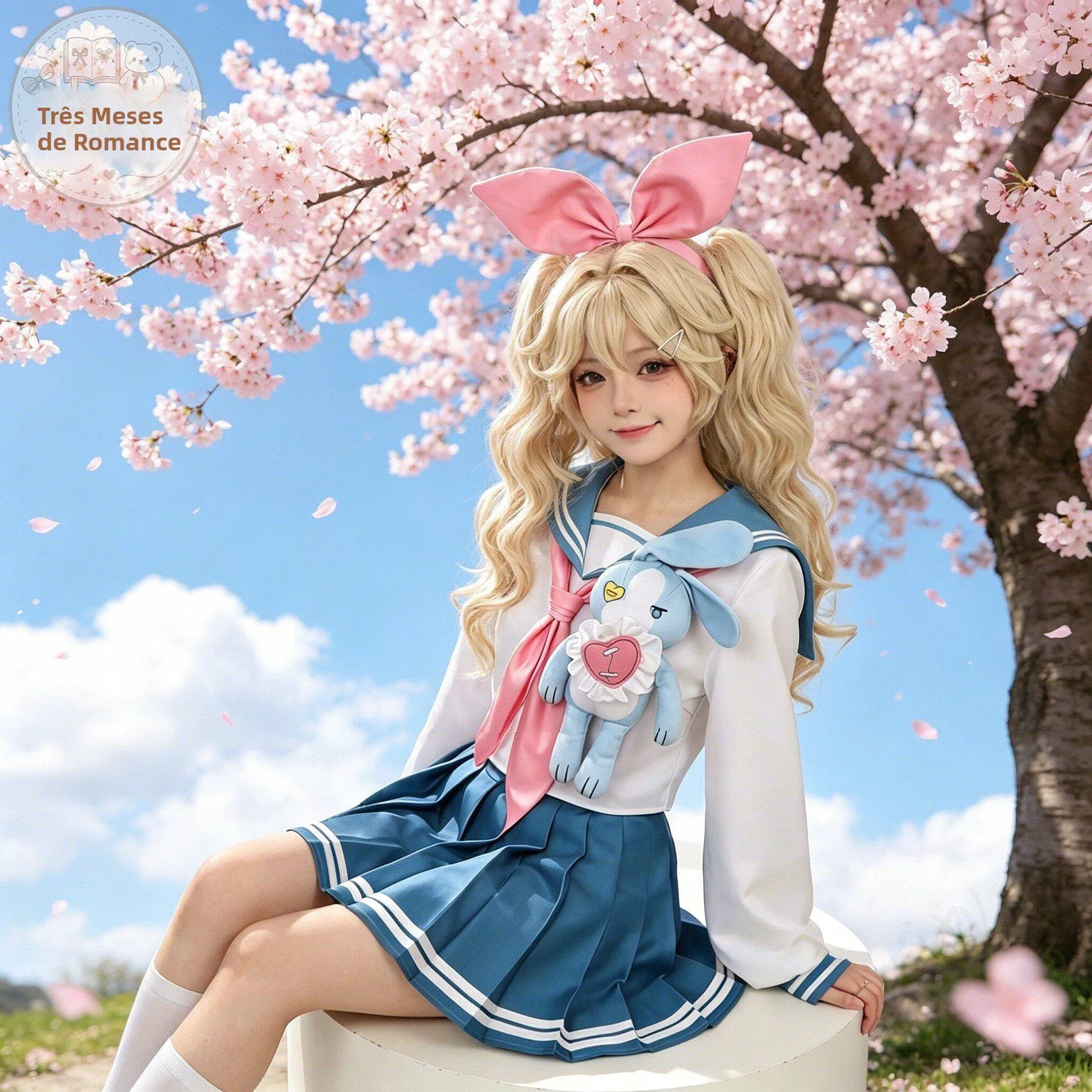 Vestido de Cosplay Lolita para Meninas, Adultos e Crianças, Fantasia de Cosplay de Segunda Mão, Vestido de Festa de Manga Lon...