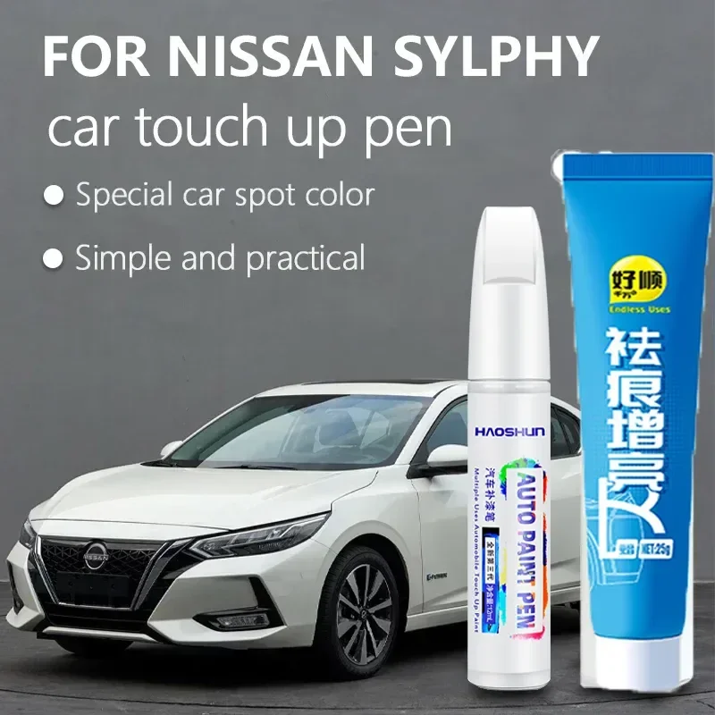 

Подходит для NISSAN SYLPHY, ручка для ремонта царапин, лаковая ручка, жемчужно-белая краска, набор для ремонта ручек