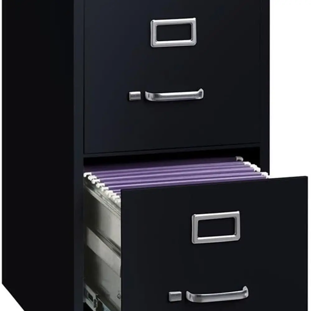 LLR42291 ملف عمودي بدرجين، 15 بوصة × 22 بوصة × 28، أسود