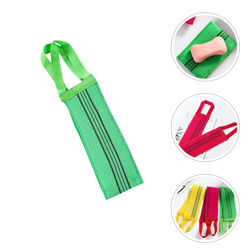 

s Back Scrubber Bath Towel Exfoliating Strip Body Washer Shower Skin Smooth Random Back Cleansing Spa Tools