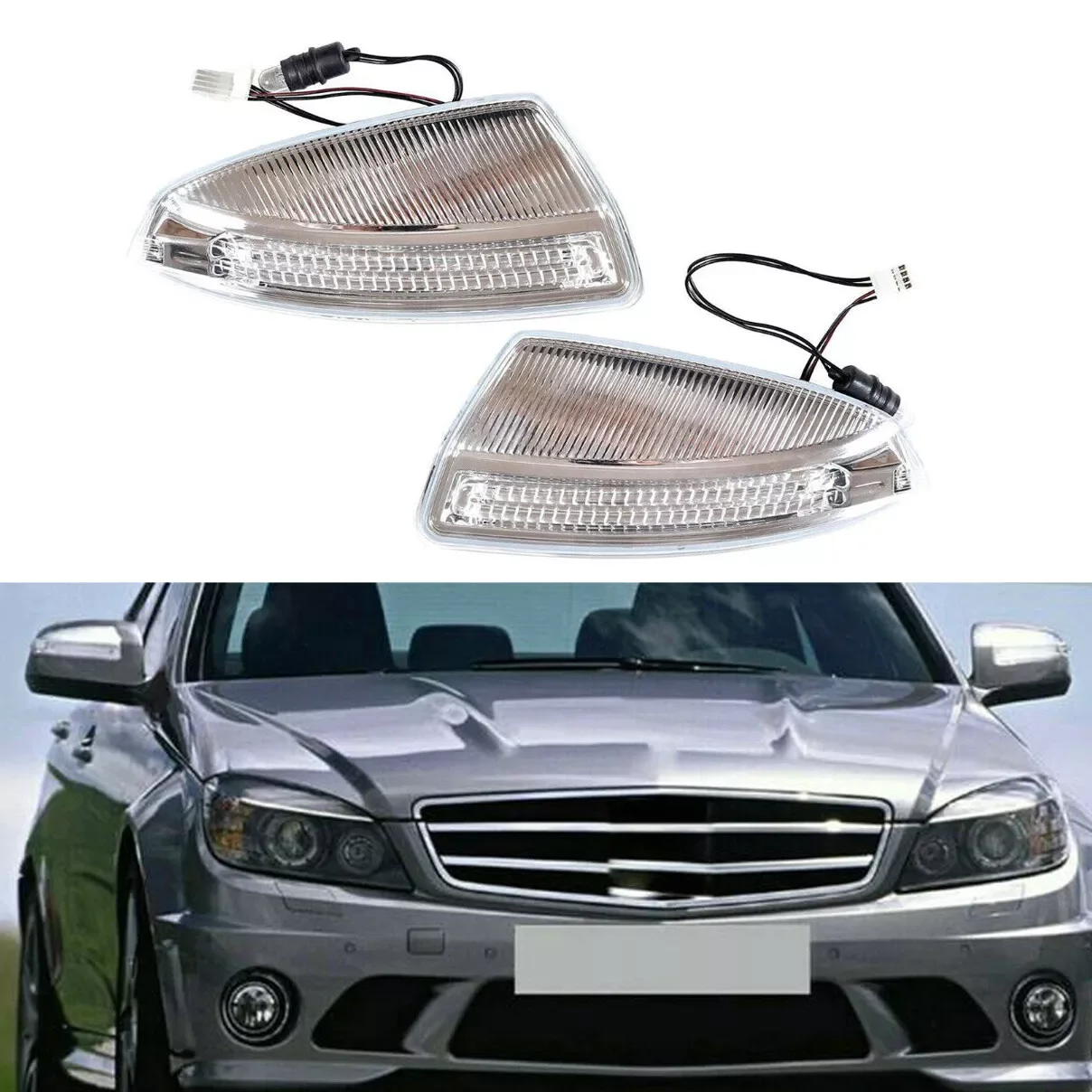 OE; A1649061300 A1649061400 Left or Right Rearview Mirror Turn Signal Lights For Benz W164 GL350 GL450 GL500 ML350 ML300 ML320