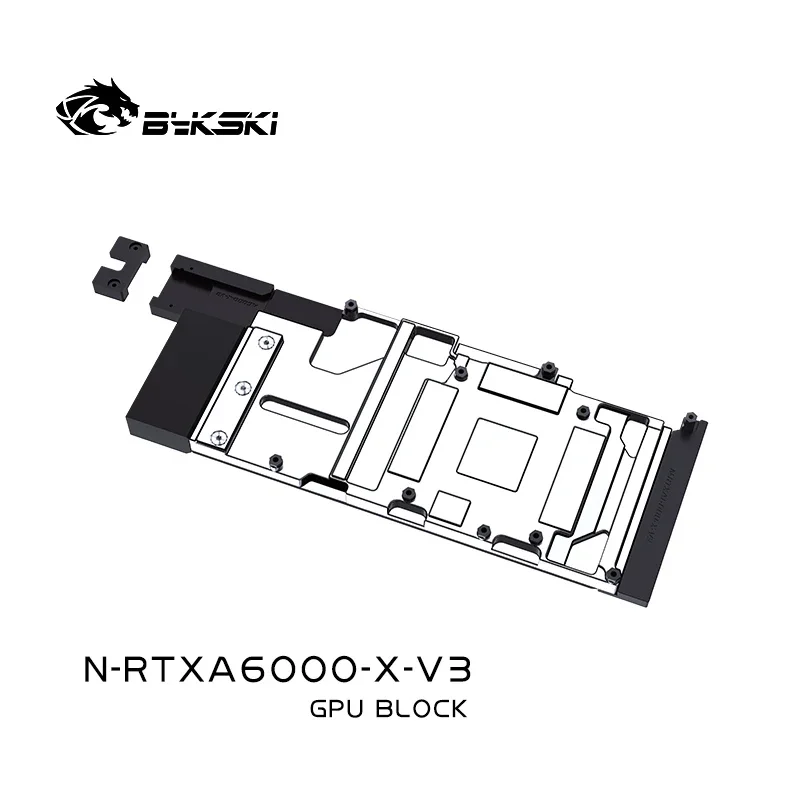 Bykski N-RTXA6000-X-V3 وحدة معالجة الرسومات لـ NVIDIA TESLA A40 80G/A100/Leadtek RTX A6000 بطاقة الرسومات تبريد المياه/جميع المبرد المعدني #5