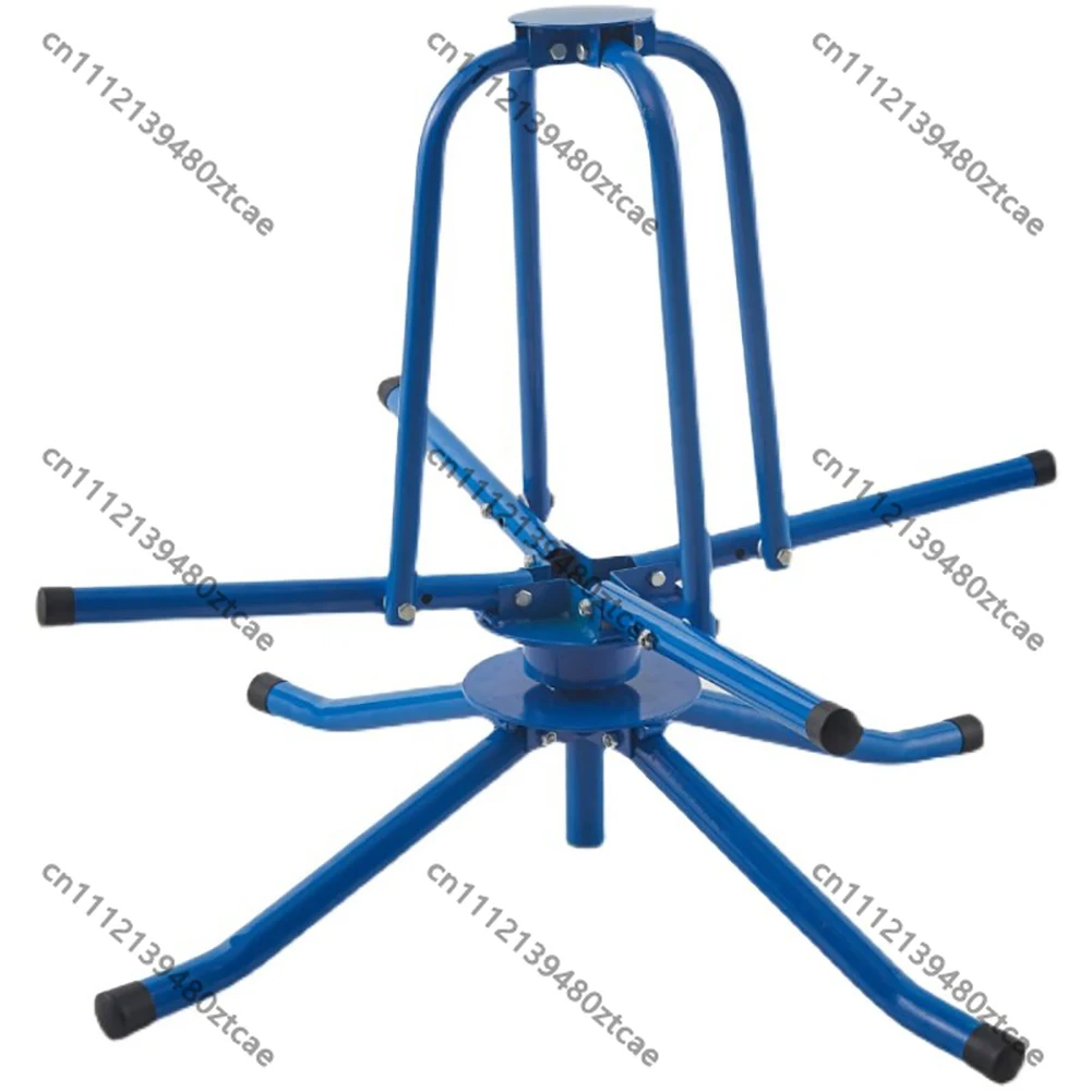 Dual Bearing Foldable Wire Rope Reeler Heavy Duty for Elevator Traction Machine Speed Governor