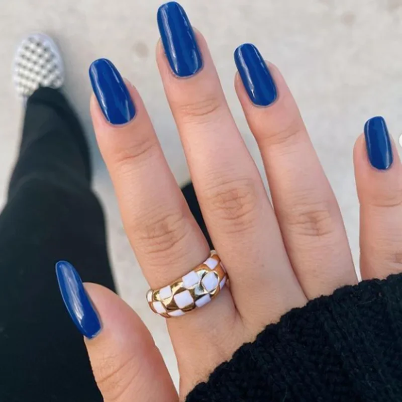Hot Sale New Fashion Checkered Checkerboard Shape Ring for Women Girl Stainless Steel Ring Trendy Jewelry Boho