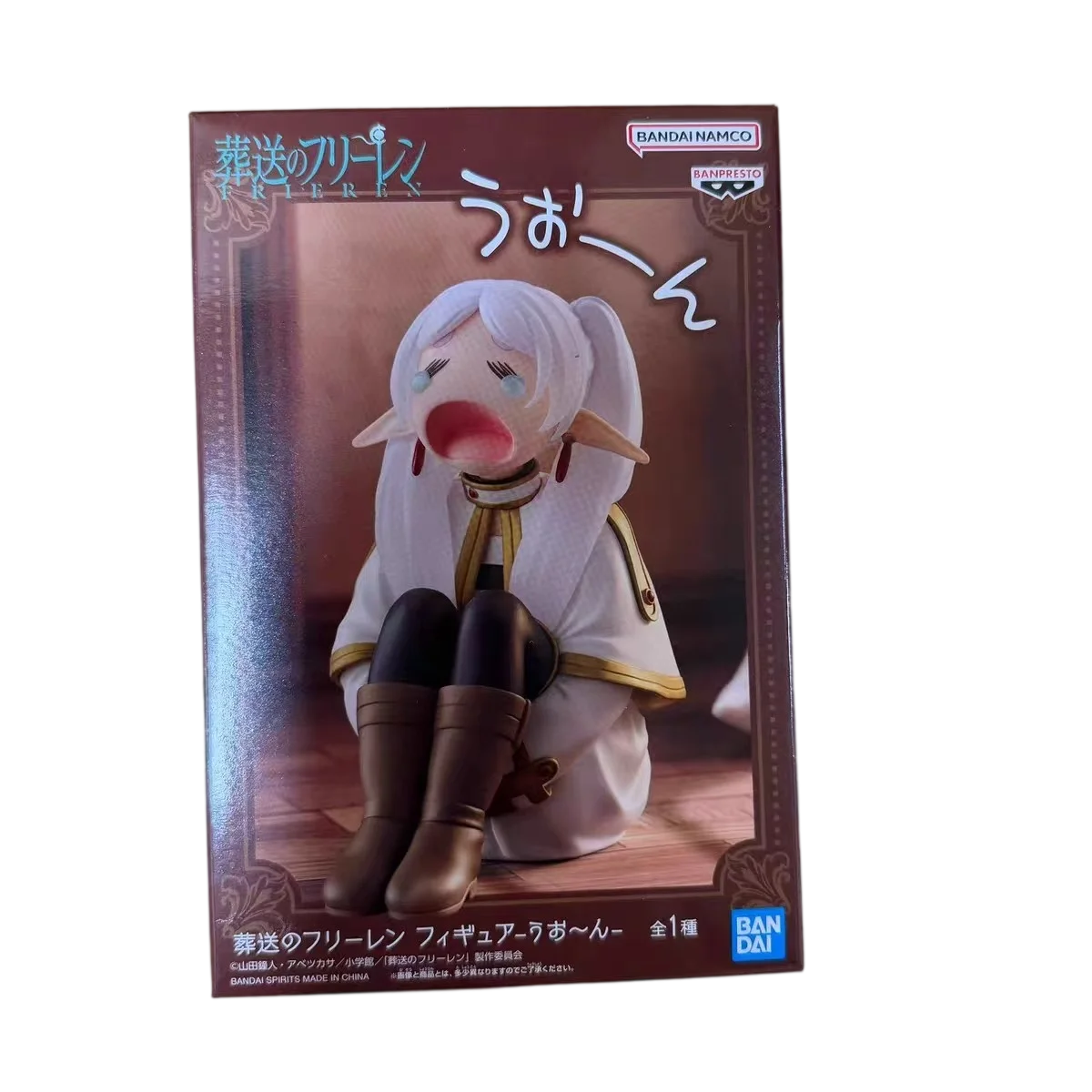 Op voorraad: originele Banpresto Frieren Beyond Journey's End, Frieren in tranen, PVC-beeldje van 12 cm, animefiguur, verzamelobject, decoratief speelgoed.