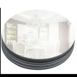 20cm Acrylic Party Tray Wedding Celebration Table Centerpiece Mirror Tray Round Candle Tray DIY Mirror Surface For Party Decor