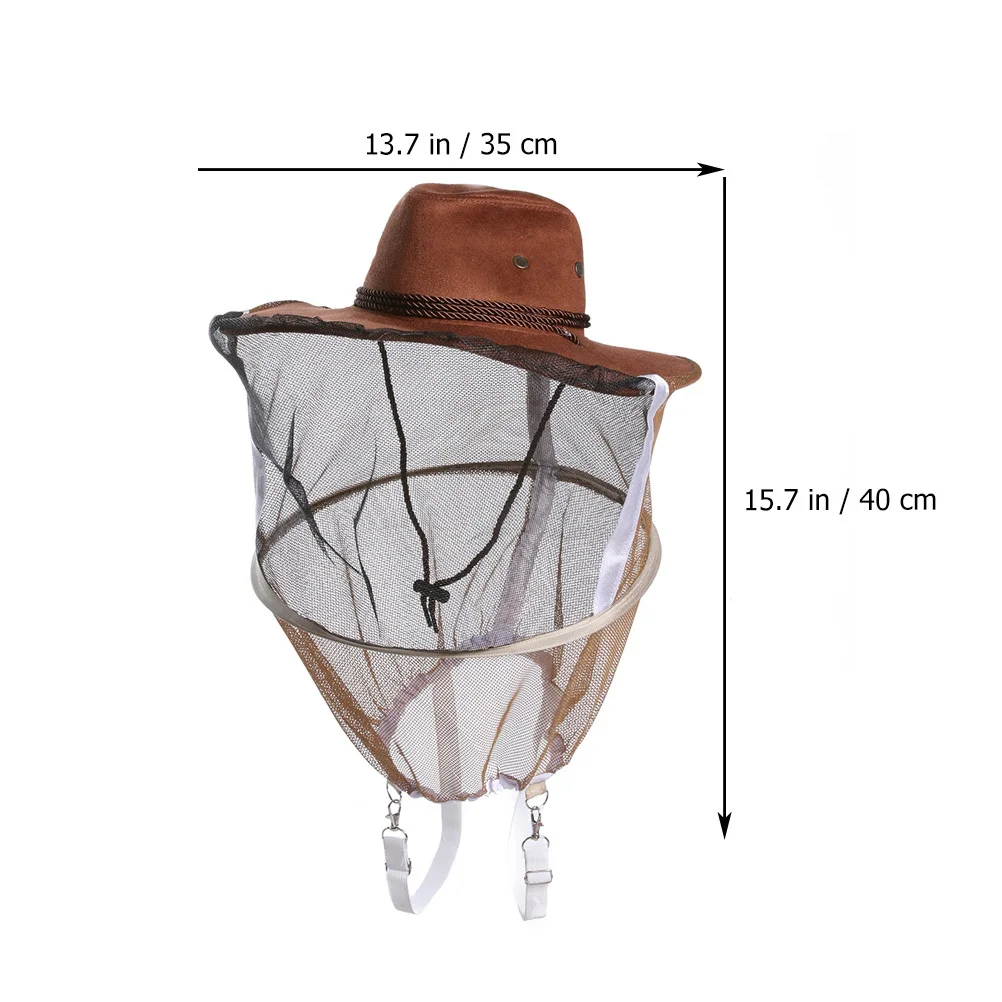 

1pc Beekeeping Hat Lightweight Uv Protection Face Neck Cover For Outdoor Hiking Fishing Hunting Travel Gear Anti- Cap