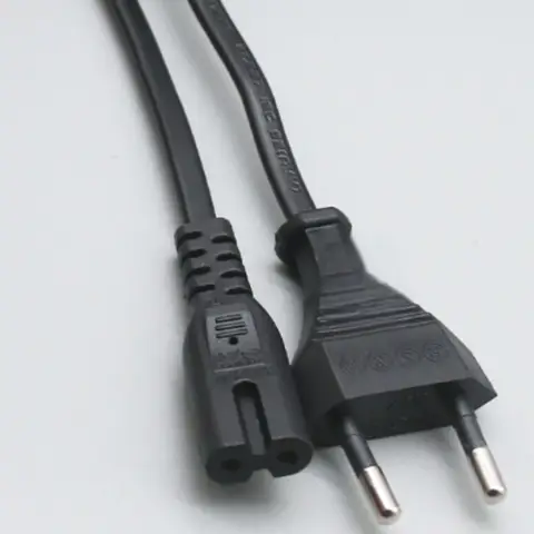EU 플러그 전원 공급 장치 케이블 IEC C7 그림 8 소니 삼성 TV PSP PS2 PS3 PS4 충전기 용 유로 AC 전원 전기 연장 코드