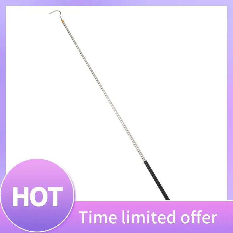 B69C 61Inch Snake Hook Reptile Catcher Stick Pole,Snake Handling Tool Kit For Rattlesnakes Python Copperhead Removal Catching