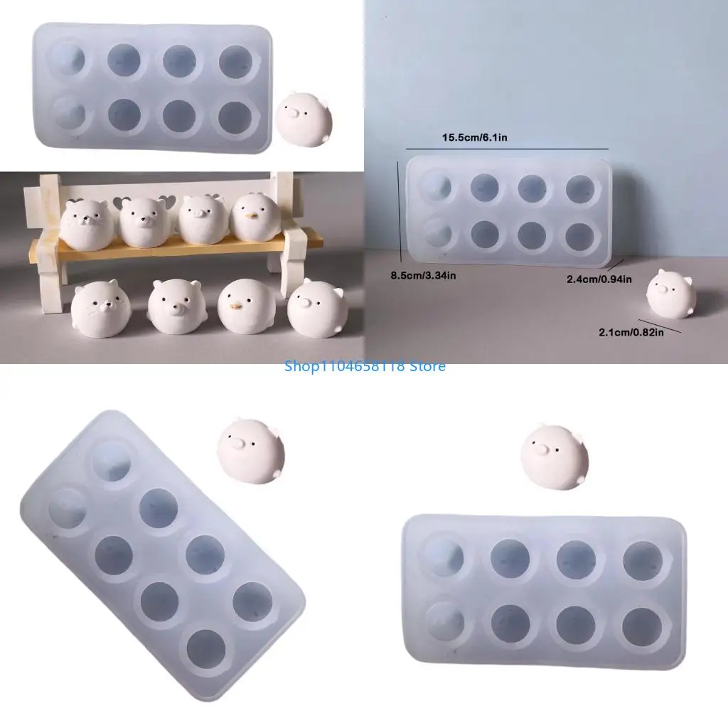 

Round Animal Silicone Jewelry Mold Safe Mold For Kids Creative Projects