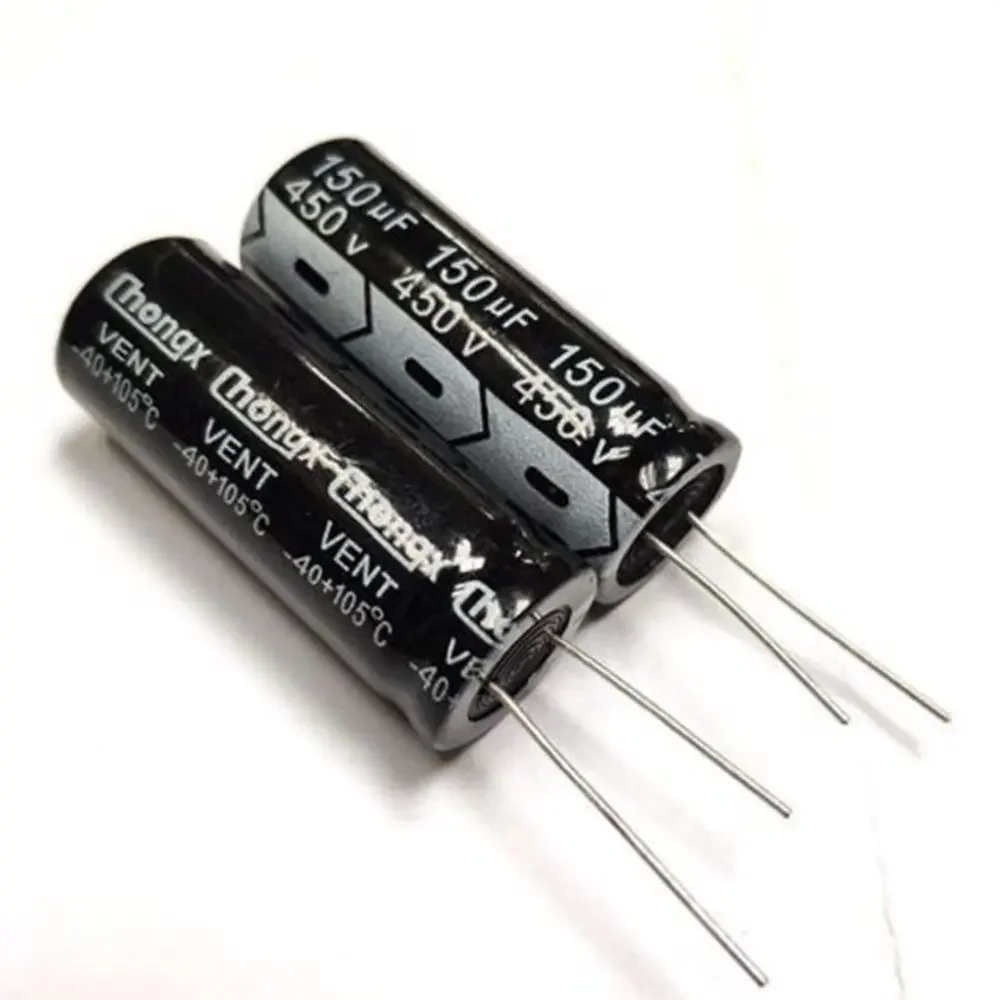 450V 33uF 47uF 68uF 82uF 100uF 120uF 150uF 220uF Aluminiowy kondensator elektrolityczny promieniowy