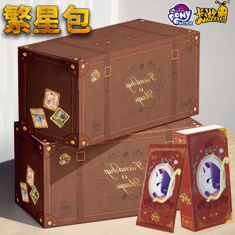 

Kayou My Little Pony Card Friendship Forever Cards Star Pack Великолепные позолоченные карты принцессы Коллекционные карты Игрушки Подарки для девочек