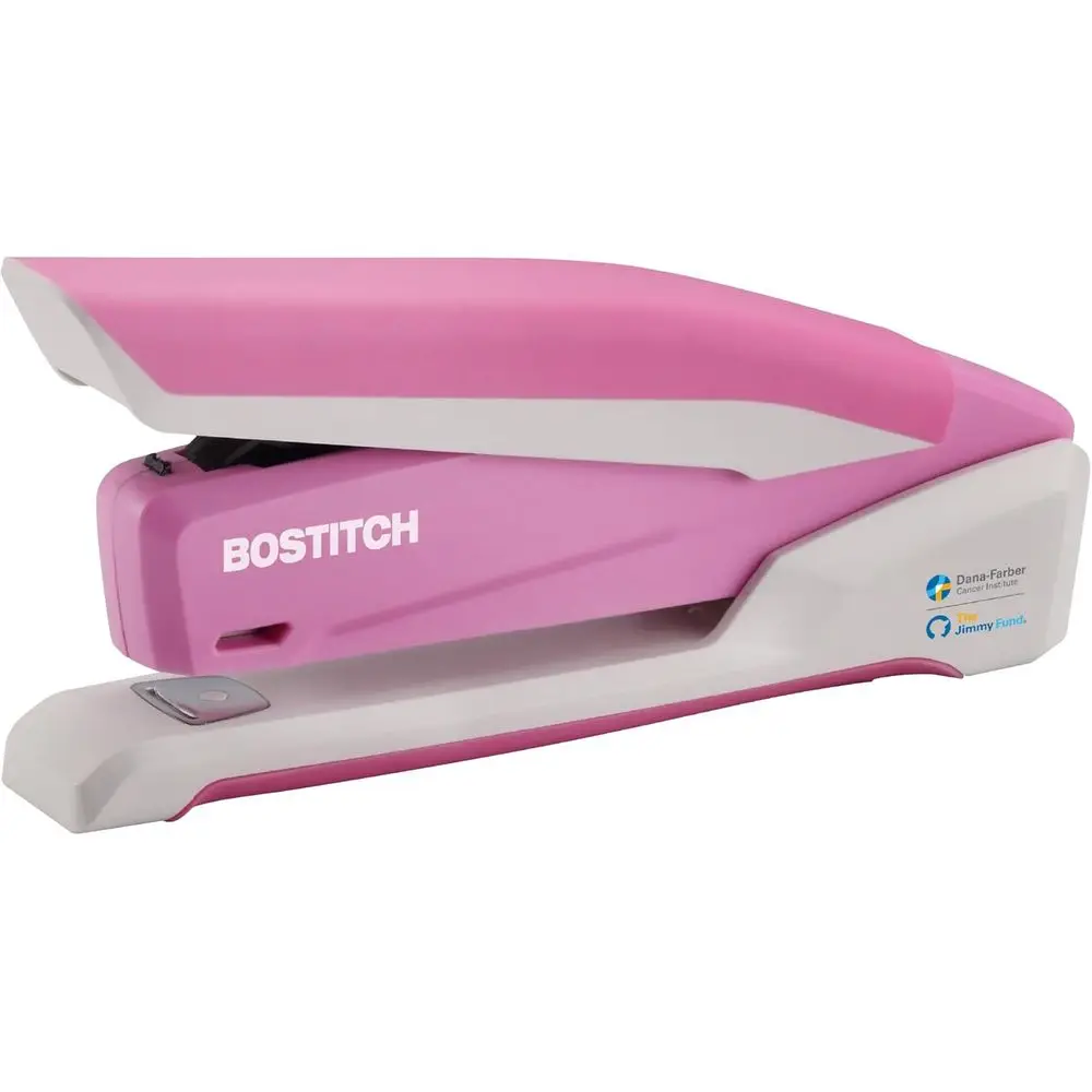 

Spring-Activated Desktop Stapler, 20-Sheet Capacity, One-Finger Operation, 210 Staples Included, Jam-Free, Tacking Option, Breas