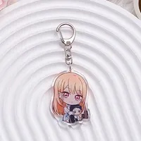 1/8 Pezzi Anime My Dress-Up Darling Portachiavi in Acrilico per Auto, Ciondoli per Borsa, Accessori Carini, Portachiavi per Zaino, Regali per Fan e Amici 4
