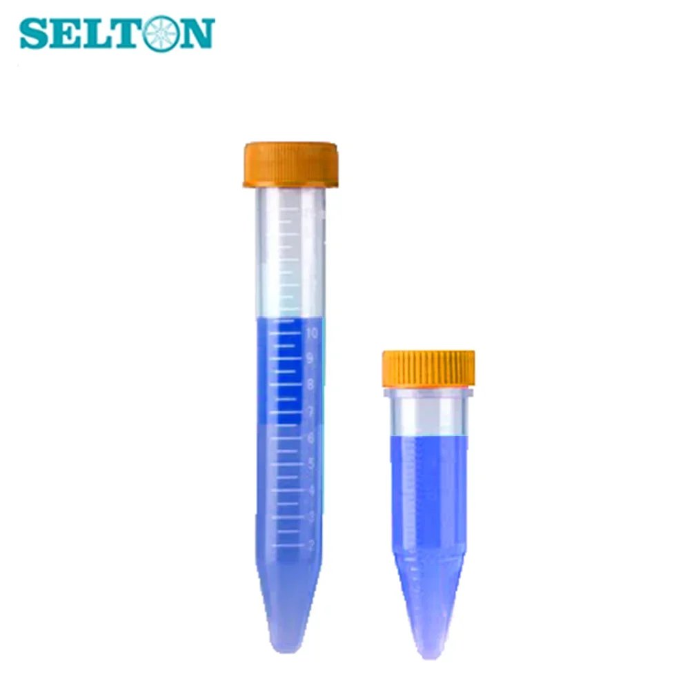 遠心管スケールテストプラスチックpp-epコーンスクリューキャップ10ml-15ml-50ml高速耐性高温耐性非滅菌