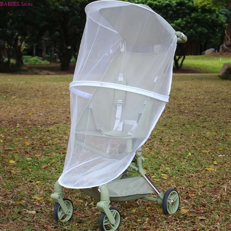 يوفر C9GB Universal Baby Strollers Netting For Pram and Travel Crib حماية 360 درجة مع نسيج شبكة