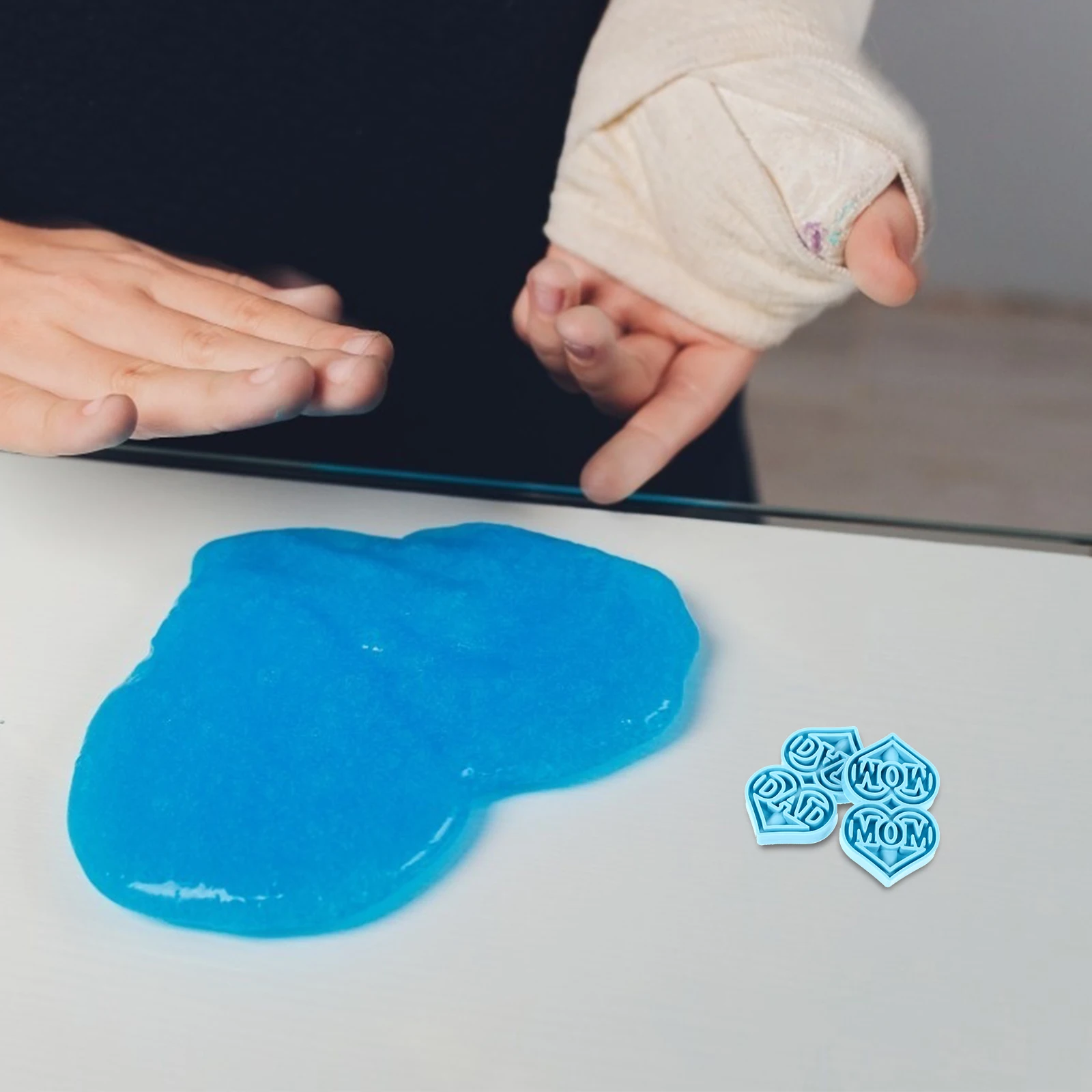 2 Stücke Stroh Dekoration Form Einzigartige Topper Schnalle Silica Gel Flexible Antihaft DIY Handwerk Epoxidharz Skulptur Herstellung