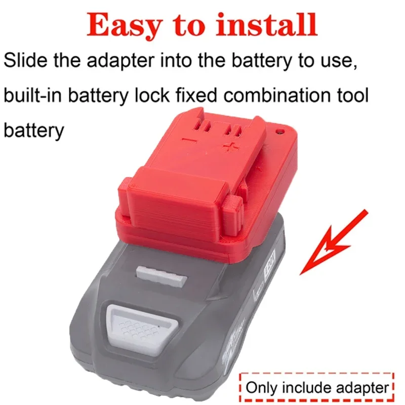 Battery Adapter/Converter for Milwaukee 18V Li-ion tools to Ferrex 20V Li-ion Battery Adapter power tool accessories