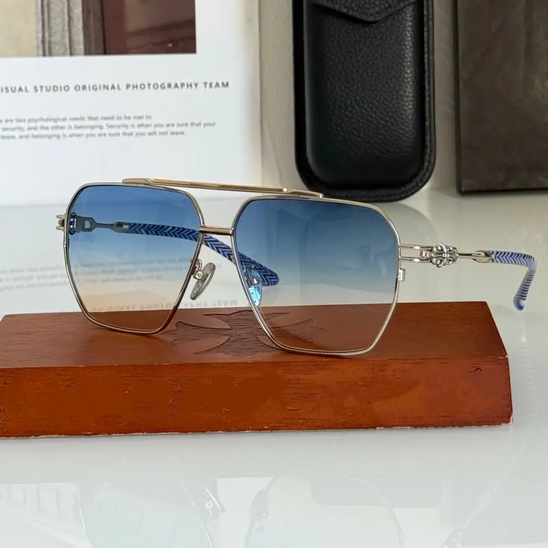 

RIPPING SIZE 60-12-148 UV400 Rimless Pilot Style Luxury Sunglasses for Men and Women High Quality Designer Sun Glasses