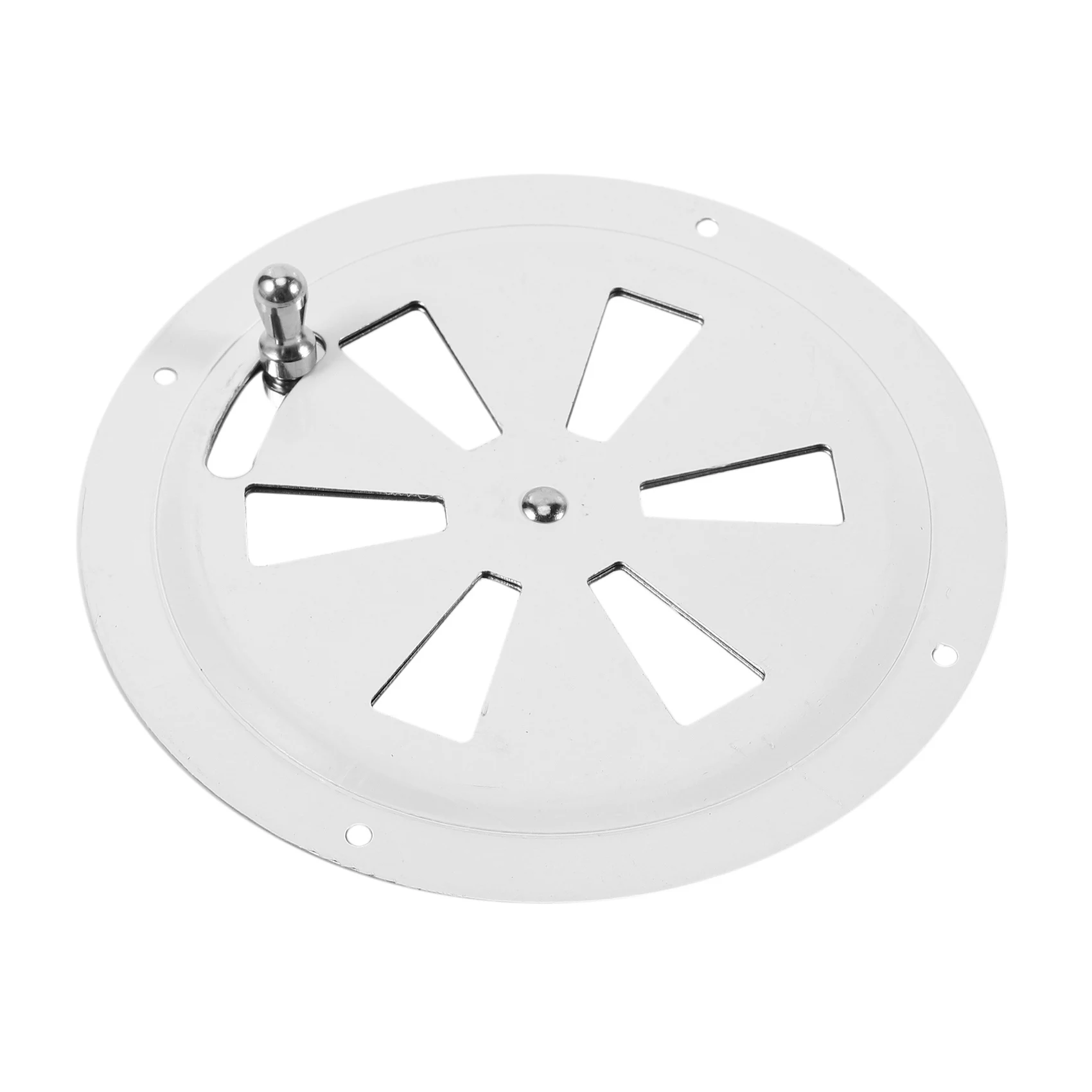 HOT Round Air Louver Vent & Side Knob Opening Grille Cover Marine Boat RV 316 Stainless Steel Ventilation Louvered Vent