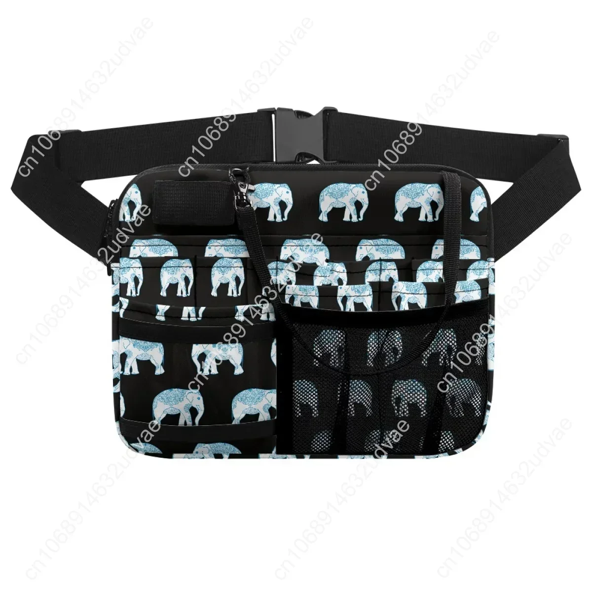 Multi Pocket Adjustable Nurse Waist Bag Bohemian Elephant Designer Casual Utility Belt Bag Physician Assistants Organizer Pouch