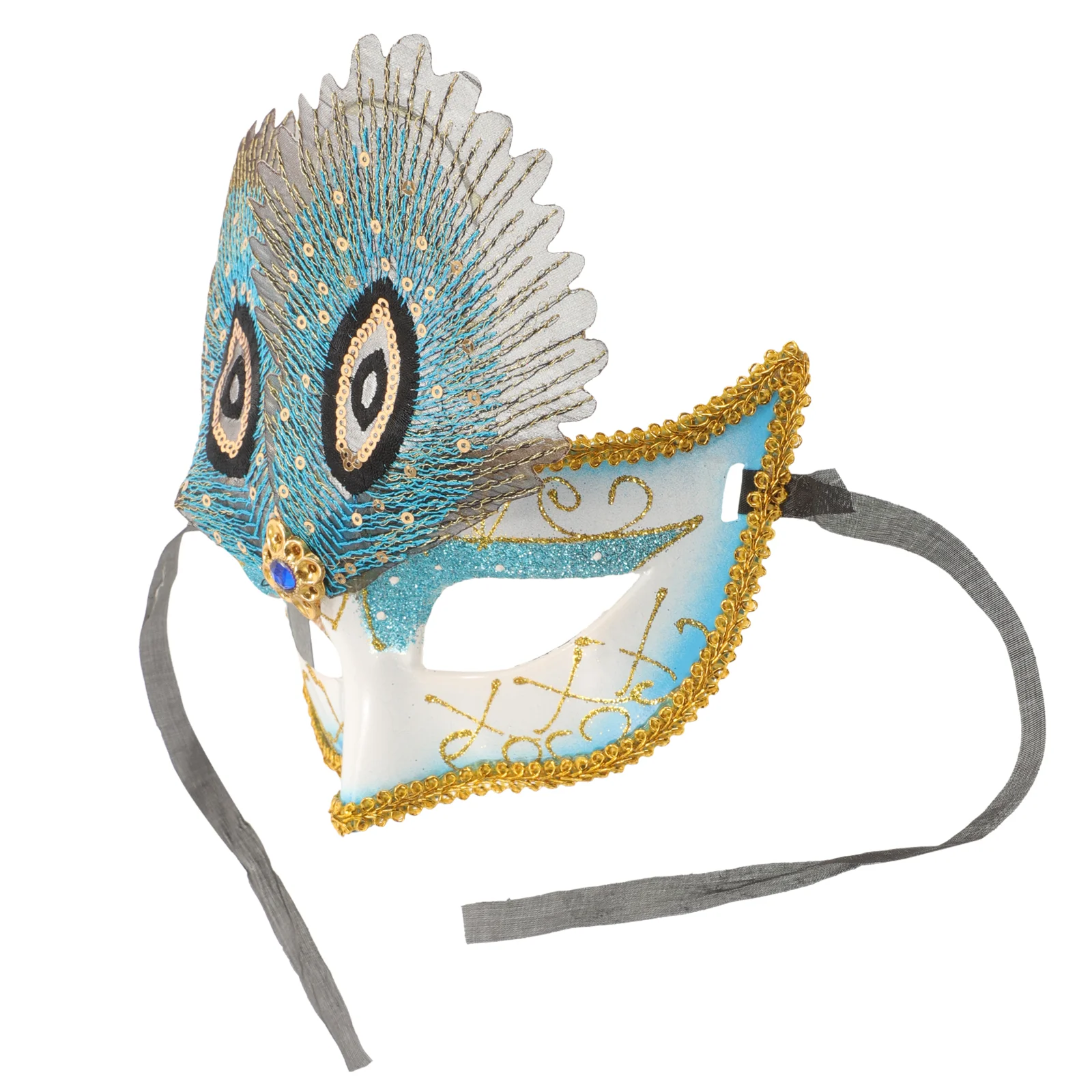 Painted Mask For Masquerade Party Cosplay Costume Accessory Masks Prop Prom Decorative Women