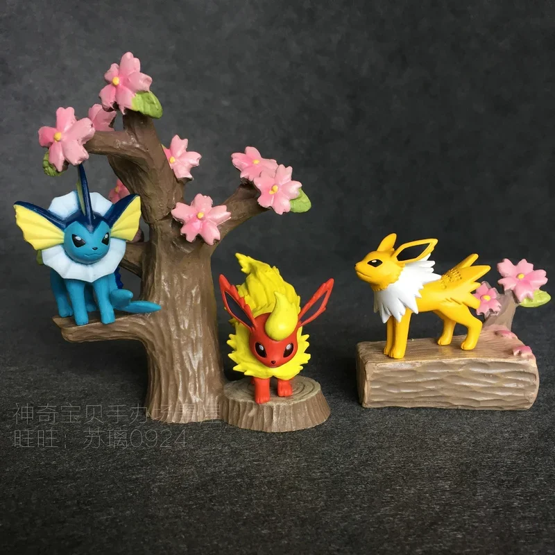 Figure Eevee Family Doll Vaporeon Flareon Jolteon Espeon Umbreon Leafeon Boxed Figure Action Figure Toys