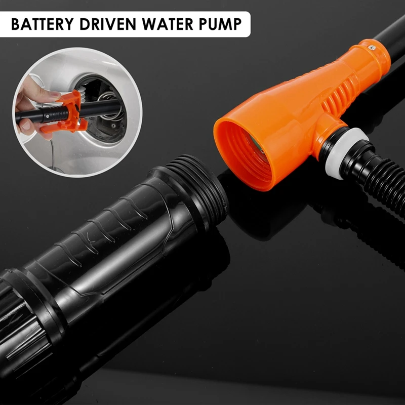 ABNO-مضخة نقل محمولة تعمل بالبطارية مضخة سيفون كهربائية 2.2 جالون في الدقيقة مضخة نقل الوقود السائلة الفعالة