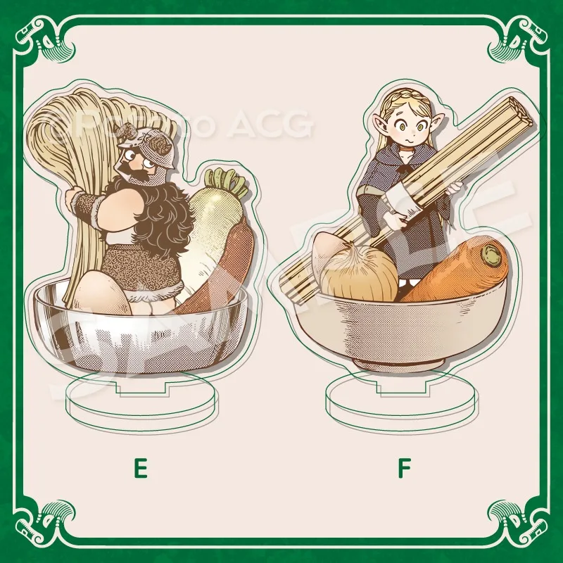 Delicious in Dungeon Acrylic Stand Figure Falin Touden‌ Marcille Anime Peripheral Fashion Creative Noodle Series Ornament New