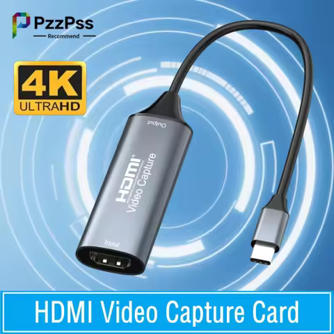 NEW HDMI Video Capture Card 4K 30Hz HDMI to USB 2.0 USB 3.0 USB-C Video Grabber Box For Macbook PS4 PC Game DVD Camera Recording