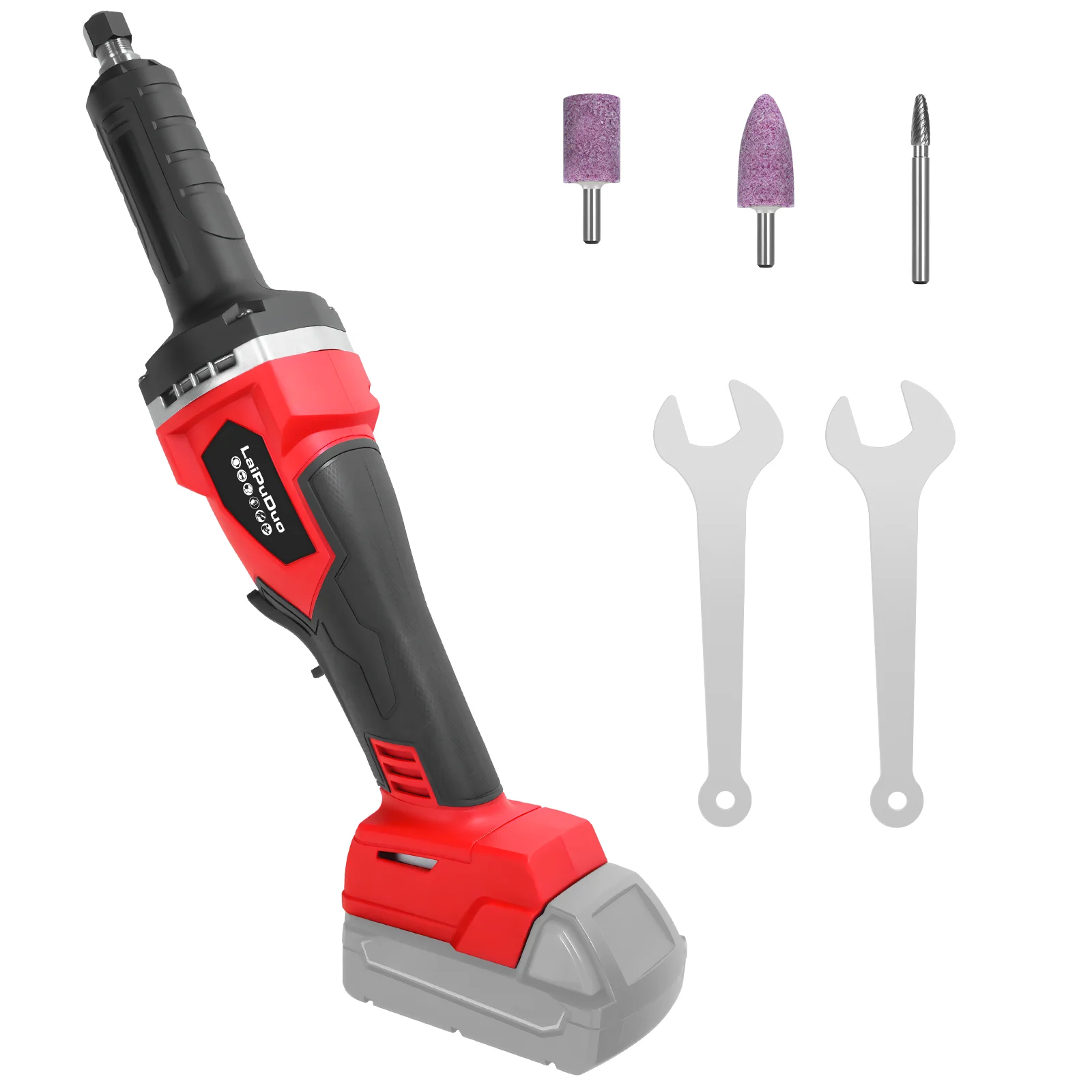 

Беспроводная шлифовальная машина 6 мм, 25000 об/мин, бесщеточная, для шлифовки, полировки, удаления заусенцев и гравировки металла, роторный инструмент для аккумулятора Milwaukee 18V