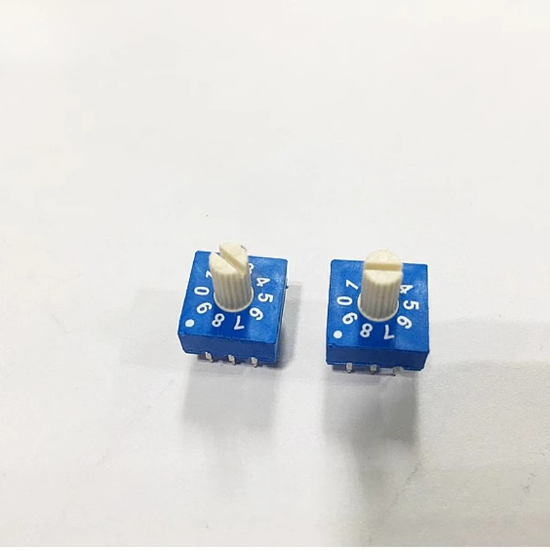 1PCS Taiwan ECE original Bairong coding switch ERD210RSZ 10-bit 0-9 3:3 rotary encoder with handle