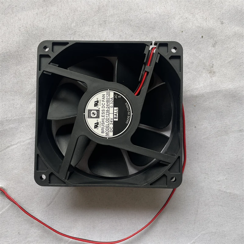 12cm fan Od1238-24hb0120  12038 24V 0.32A   inverter fan axial flow fans