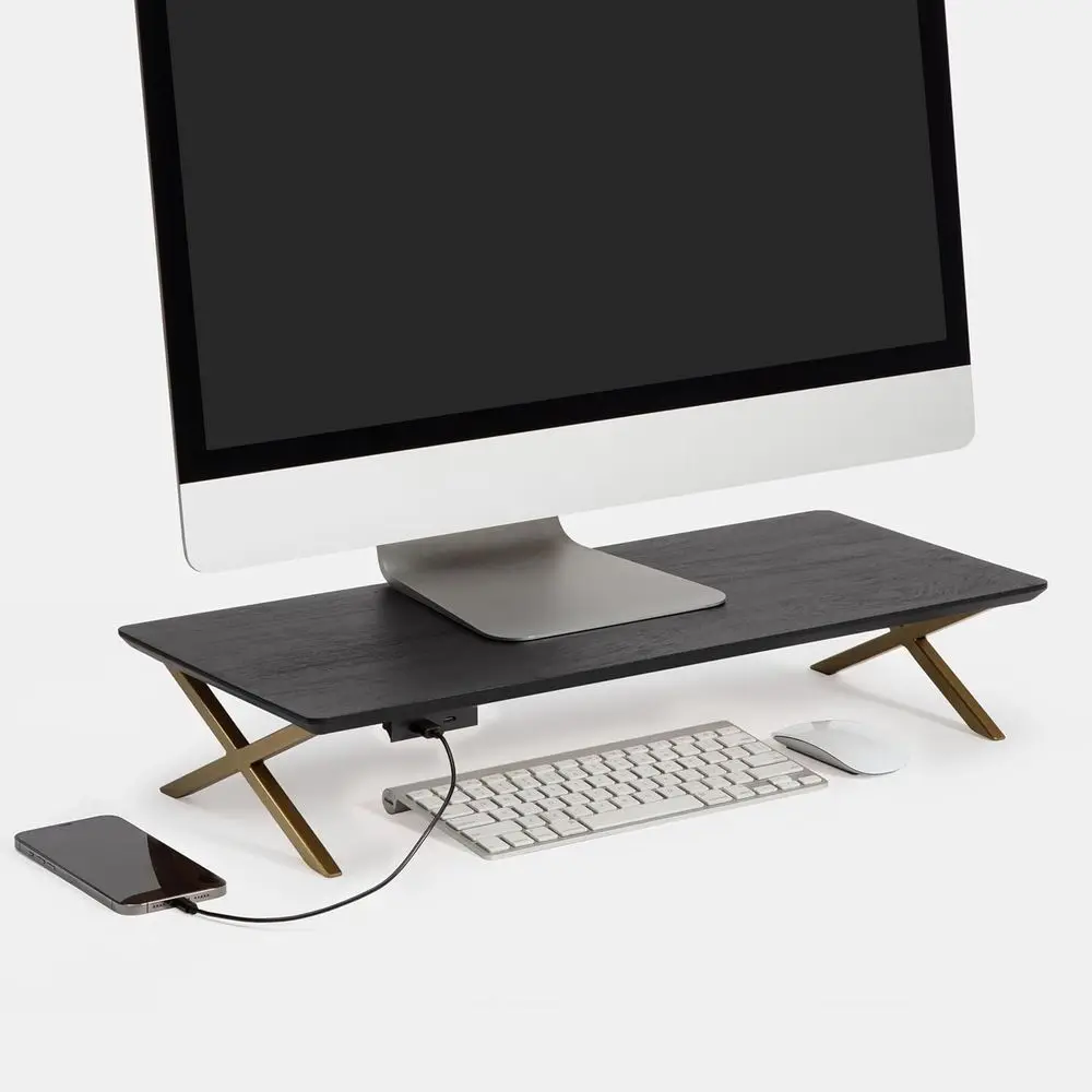 

Ergonomic Desk Organizer & Laptop Riser, Space-Saving Monitor Stand, Durable Construction, Easy Assembly, Ideal for Home and Off