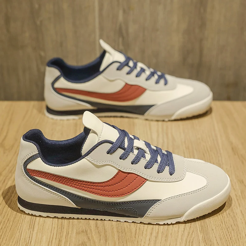 

2025 Spring New Rubber-Plastic Sole Casual Board Sneakers for Outdoor Sports - Comfortable, Soft, Slip-Resistant, Durable, and T