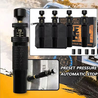 Tire Deflator Auto Air Down Kit 4PCS Screw-on Tyre Air Down Tool For Vehicles Motorcycle Tire Pressure Reduction Tool