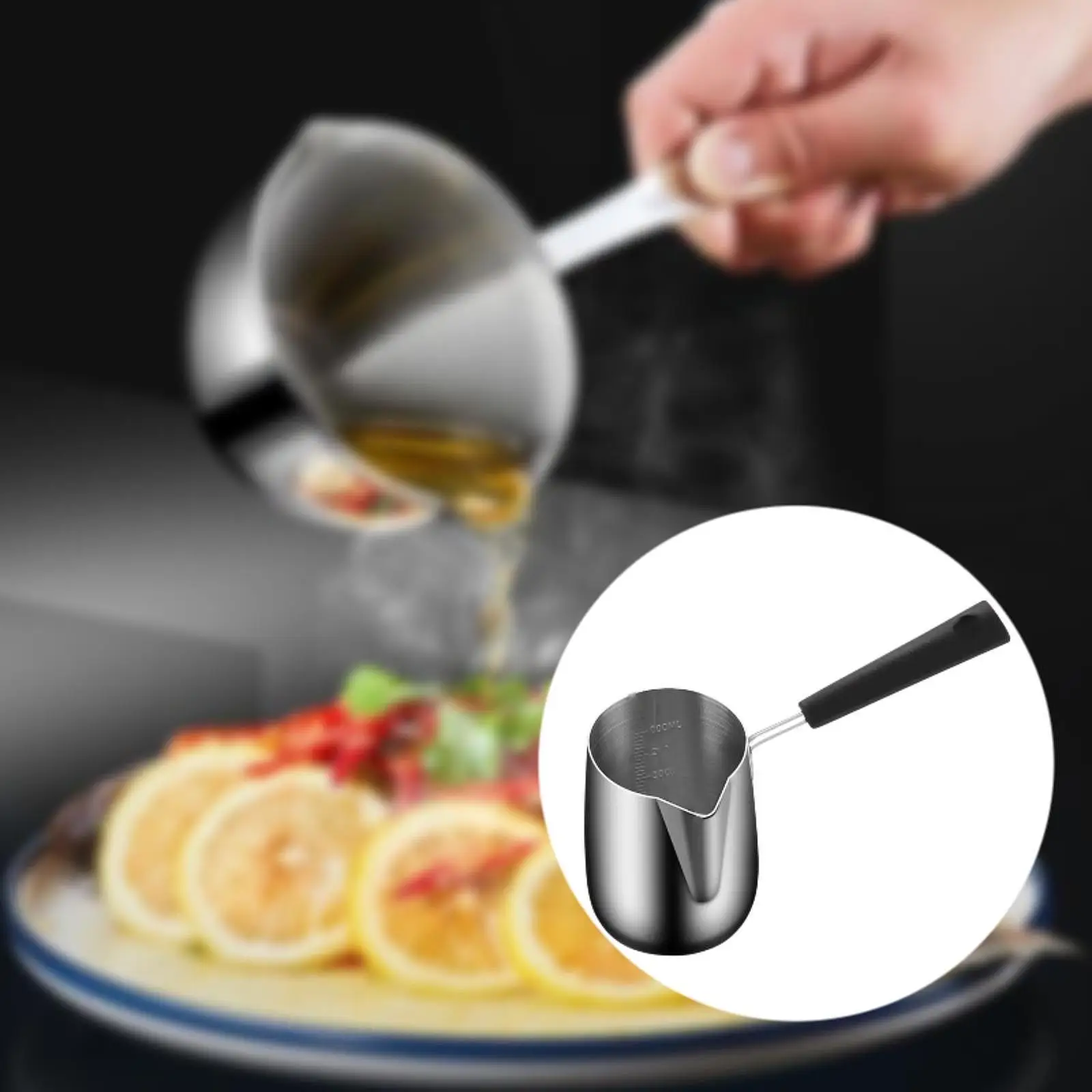 Small Saucepan Turkish Coffee Pot for Making Sauces Reheating Soup Camping