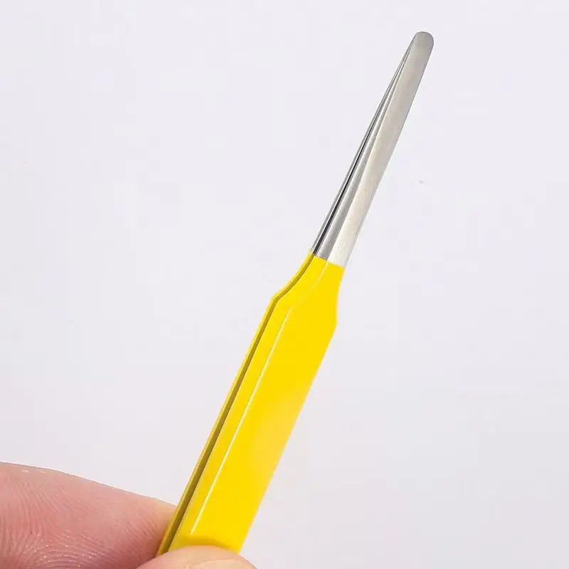 Clip para máscara Facial, Clip de boca redonda súper dura, pinzas de boca plana, pinzas de boca de pato de acero inoxidable para maquillaje, belleza de rutina